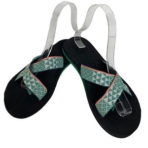 Teva Wrapped Flip Flop Sandals with Hidden Toe Ring For Fit & Comfort Size 8